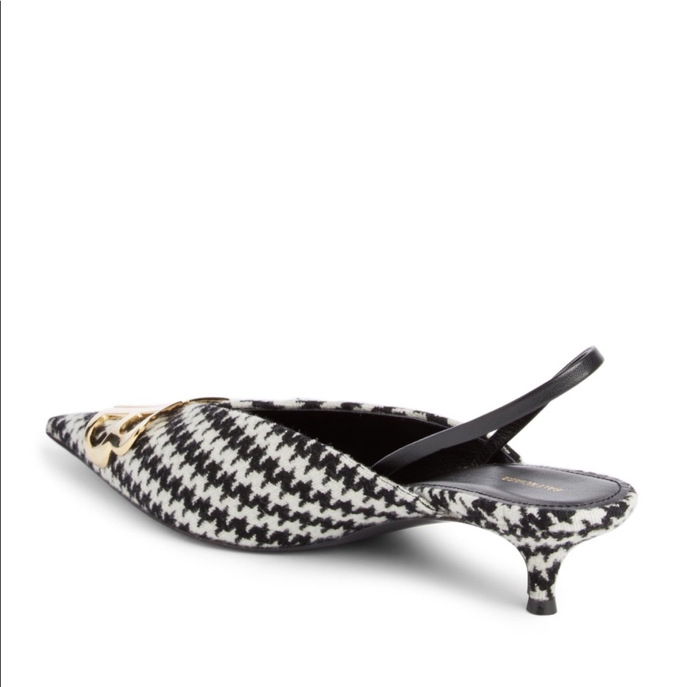 Balenciaga BB Houndstooth Slingback Pump - Picture 7 of 7